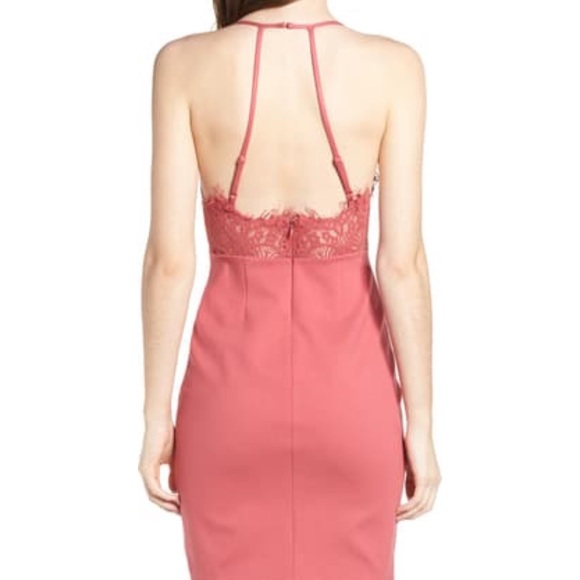 ASTR Peeking Lace Halter Dress - Picture 5 of 8